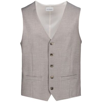 ROY ROBSON Herren Weste beige Schurwoll-Stretch beige 48 male ROY ROBSON Herren Weste beige Schurwoll-Stretch beige 48 male
