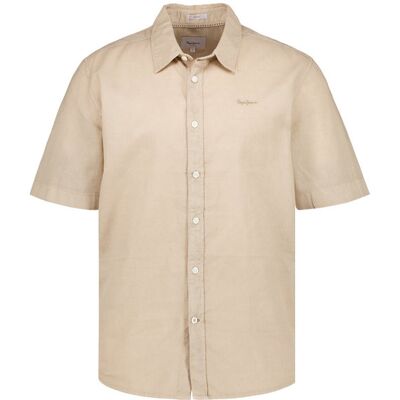 Pepe Jeans Herren Kurzarmhemd beige Kent beige M male Pepe Jeans Herren Kurzarmhemd beige Kent beige M male