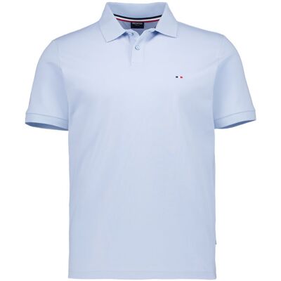 HECHTER PARIS Herren Polo-Shirt blau Baumwoll-Piqué blau M male HECHTER PARIS Herren Polo-Shirt blau Baumwoll-Piqué blau M male
