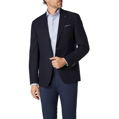 HECHTER PARIS Herren Sakko blau Schurwoll-Stretch blau 50 male HECHTER PARIS Herren Sakko blau Schurwoll-Stretch blau 50 male