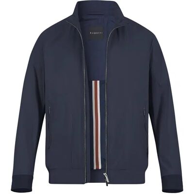 Bugatti Herren Blouson blau Mikrofaser unifarben blau 54 (XL) male Bugatti Herren Blouson blau Mikrofaser unifarben blau 54 (XL) male
