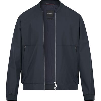 Bugatti Herren Blouson blau Mikrofaser unifarben blau 56 (XXL) male Bugatti Herren Blouson blau Mikrofaser unifarben blau 56 (XXL) male