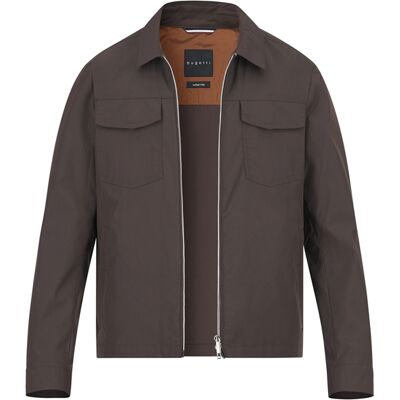 Bugatti Herren Jacke braun Baumwolle unifarben braun 48 (S) male Bugatti Herren Jacke braun Baumwolle unifarben braun 48 (S) male