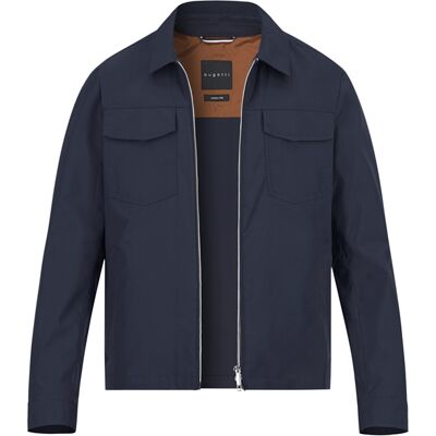Bugatti Herren Jacke blau Baumwolle unifarben blau 50 (M) male Bugatti Herren Jacke blau Baumwolle unifarben blau 50 (M) male