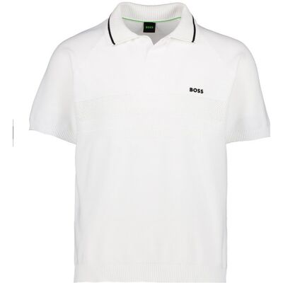 Boss Green Herren Polo-Shirt weiß weiß M male Boss Green Herren Polo-Shirt weiß weiß M male