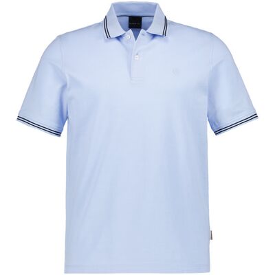 Bugatti Herren Polo-Shirt blau Baumwoll-Piqué blau 3XL male Bugatti Herren Polo-Shirt blau Baumwoll-Piqué blau 3XL male