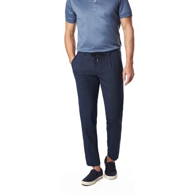 Bugatti Herren Bundfaltenhose blau Woll-Stretch blau 38/34 male Bugatti Herren Bundfaltenhose blau Woll-Stretch blau 38/34 male