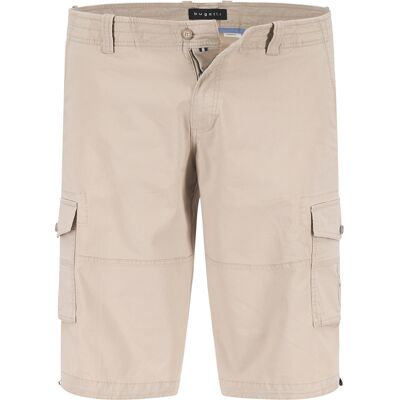 Bugatti Herren Cargobermuda beige Baumwoll-Stretch beige 50 male Bugatti Herren Cargobermuda beige Baumwoll-Stretch beige 50 male