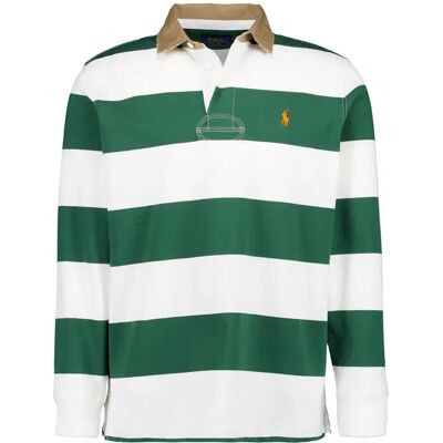 Polo Ralph Lauren Herren Pullover grün Baumwolle gestreift grün L male Polo Ralph Lauren Herren Pullover grün Baumwolle gestreift grün L male