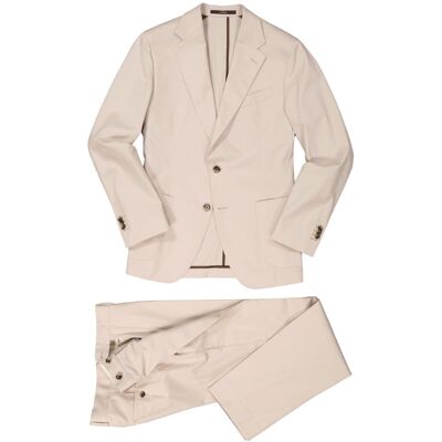 Windsor Herren Anzug beige Baumwoll-Stretch beige 48 male Windsor Herren Anzug beige Baumwoll-Stretch beige 48 male