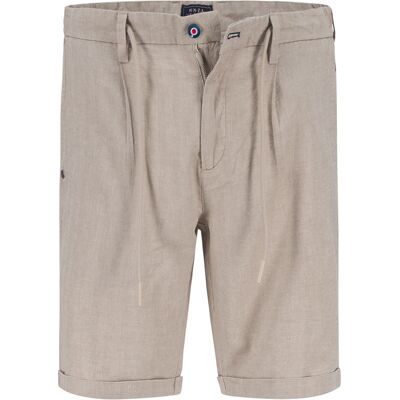 N.Z.A. Herren Shorts beige Baumwolle-Leinen beige Onesize male N.Z.A. Herren Shorts beige Baumwolle-Leinen beige Onesize male