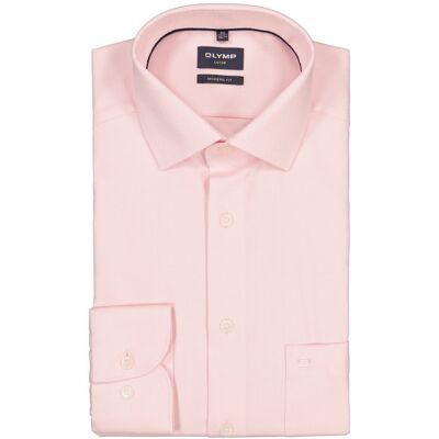 OLYMP Herren Hemd rosa Baumwolle rosa 44 male OLYMP Herren Hemd rosa Baumwolle rosa 44 male