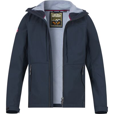 Superdry Herren Kapuzenjacke blau blau S male Superdry Herren Kapuzenjacke blau blau S male