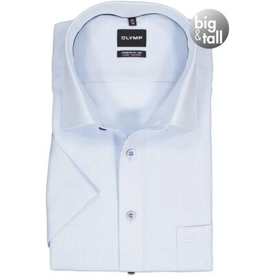 OLYMP Herren Kurzarmhemd blau Baumwolle blau 54 male OLYMP Herren Kurzarmhemd blau Baumwolle blau 54 male