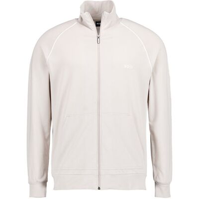 Boss Black Herren Jacke beige Baumwolle unifarben beige M male Boss Black Herren Jacke beige Baumwolle unifarben beige M male