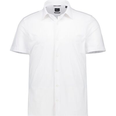 Boss Black Herren Kurzarmhemd weiß Kent weiß 44 male Boss Black Herren Kurzarmhemd weiß Kent weiß 44 male