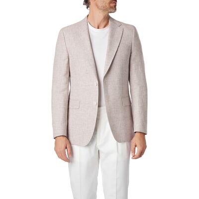 Boss Black Herren Sakko beige Baumwolle-Leinen beige 52 male Boss Black Herren Sakko beige Baumwolle-Leinen beige 52 male