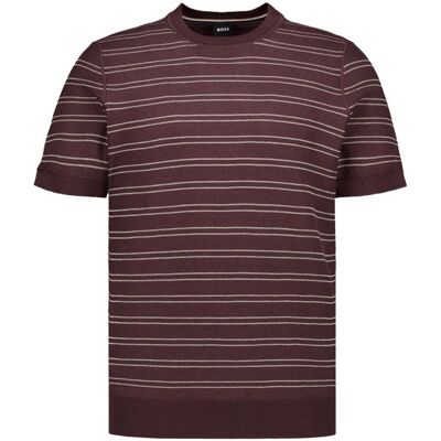 Boss Black Herren T-Shirt braun braun L male Boss Black Herren T-Shirt braun braun L male