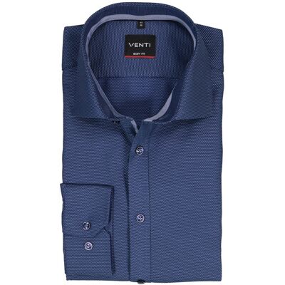 VENTI Herren Hemd blau Baumwoll-Stretch blau 40 male VENTI Herren Hemd blau Baumwoll-Stretch blau 40 male