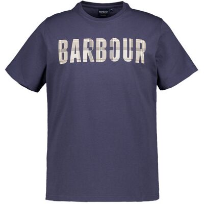 Barbour Herren T-Shirt blau Baumwolle blau L male Barbour Herren T-Shirt blau Baumwolle blau L male
