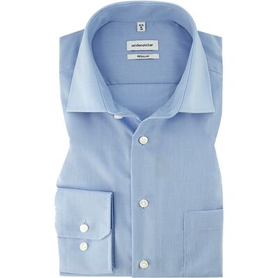 Seidensticker Herren Hemd blau Baumwolle blau 53 male Seidensticker Herren Hemd blau Baumwolle blau 53 male