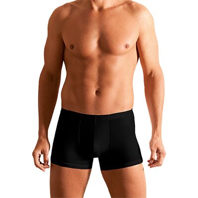 Novila Herren Trunk schwarz Baumwolle unifarben schwarz 5 (M) male Novila Herren Trunk schwarz Baumwolle unifarben schwarz 5 (M) male