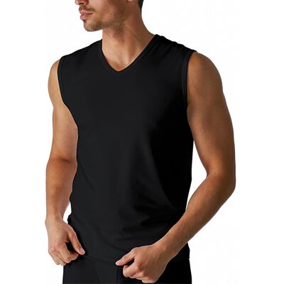 Mey Herren Tanktop schwarz Baumwolle unifarben schwarz 8 (XXL) male Mey Herren Tanktop schwarz Baumwolle unifarben schwarz 8 (XXL) male