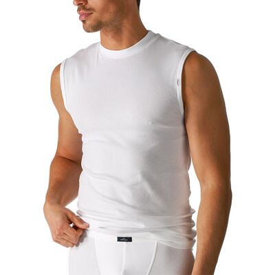 Mey Herren Tanktop weiß Baumwolle unifarben weiß 6 (L) male Mey Herren Tanktop weiß Baumwolle unifarben weiß 6 (L) male