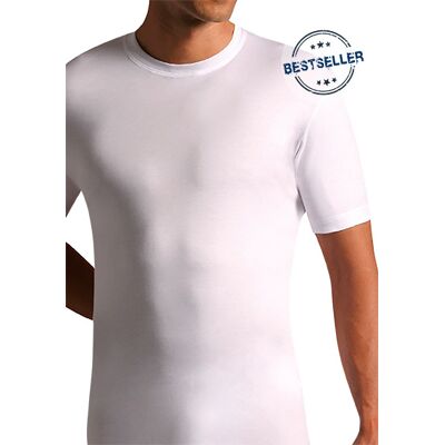 Novila Herren T-Shirt weiß Baumwolle unifarben weiß 8 (XXL) male Novila Herren T-Shirt weiß Baumwolle unifarben weiß 8 (XXL) male