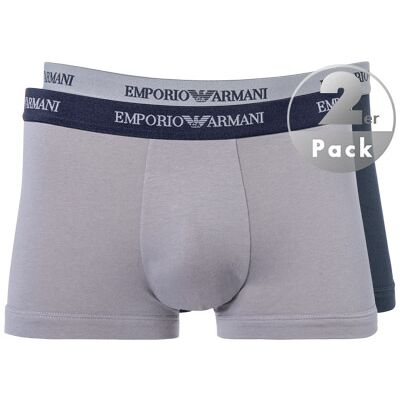 Giorgio Armani EMPORIO ARMANI Herren Trunks blau Baumwolle unifarben blau 4 (S) male Giorgio Armani EMPORIO ARMANI Herren Trunks blau Baumwolle unifarben blau 4 (S) male