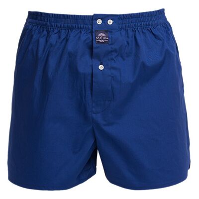MC ALSON Herren Boxershorts blau Baumwolle unifarben blau 9 (3XL) male MC ALSON Herren Boxershorts blau Baumwolle unifarben blau 9 (3XL) male