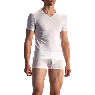 Olaf Benz Herren T-Shirt weiß Baumwolle unifarben weiß 7 (XL) male Olaf Benz Herren T-Shirt weiß Baumwolle unifarben weiß 7 (XL) male