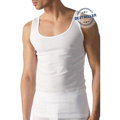 Mey Herren Tanktop weiß Baumwolle unifarben weiß 5 (M) male Mey Herren Tanktop weiß Baumwolle unifarben weiß 5 (M) male