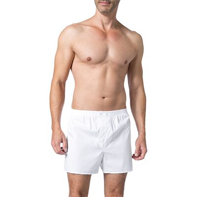 DEREK ROSE Herren Boxershorts weiß Baumwolle unifarben weiß 7 (XL) male DEREK ROSE Herren Boxershorts weiß Baumwolle unifarben weiß 7 (XL) male