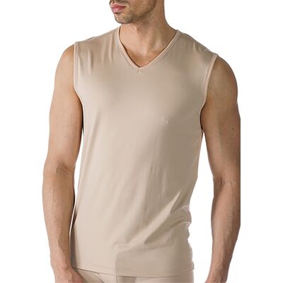 Mey Herren Tanktop beige Baumwolle unifarben beige 6 (L) male Mey Herren Tanktop beige Baumwolle unifarben beige 6 (L) male