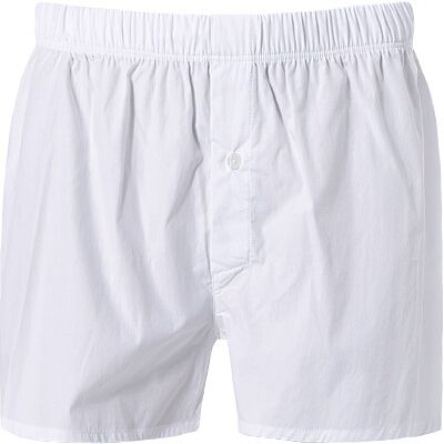 HANRO Herren Boxershort weiß Baumwolle unifarben weiß 8 (XXL) male HANRO Herren Boxershort weiß Baumwolle unifarben weiß 8 (XXL) male
