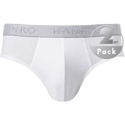 HANRO Herren Slips weiß Baumwolle unifarben weiß 5 (M) male HANRO Herren Slips weiß Baumwolle unifarben weiß 5 (M) male
