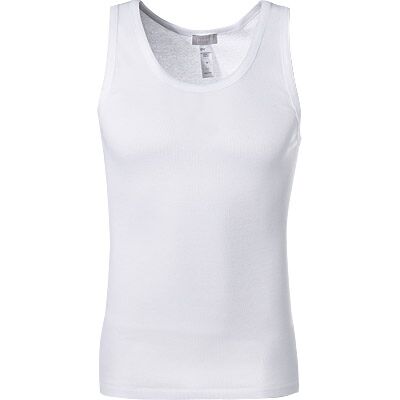 HANRO Herren Tanktop weiß Baumwolle unifarben weiß 5 (M) male HANRO Herren Tanktop weiß Baumwolle unifarben weiß 5 (M) male