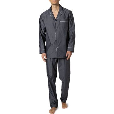 Zimmerli Herren Pyjama grau Stoff unifarben grau XL male Zimmerli Herren Pyjama grau Stoff unifarben grau XL male