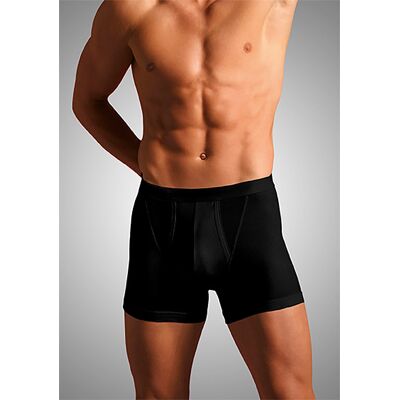 Novila Herren Trunk schwarz Baumwolle unifarben schwarz 8 (XXL) male Novila Herren Trunk schwarz Baumwolle unifarben schwarz 8 (XXL) male