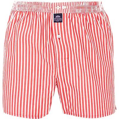 MC ALSON Herren Boxershorts rot Baumwolle gestreift rot 5 (M) male MC ALSON Herren Boxershorts rot Baumwolle gestreift rot 5 (M) male