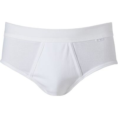 CALIDA Herren Slip weiß Baumwolle unifarben weiß 6 (L) male CALIDA Herren Slip weiß Baumwolle unifarben weiß 6 (L) male