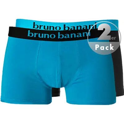 bruno banani Herren Trunks blau Baumwolle unifarben blau 6 (L) male bruno banani Herren Trunks blau Baumwolle unifarben blau 6 (L) male