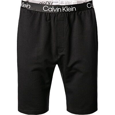 Calvin Klein Underwear Herren Pyjama Shorts schwarz Baumwolle unifarben schwarz M male Calvin Klein Underwear Herren Pyjama Shorts schwarz Baumwolle unifarben schwarz M male