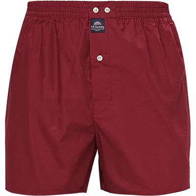 MC ALSON Herren Boxershorts rot Baumwolle unifarben rot 7 (XL) male MC ALSON Herren Boxershorts rot Baumwolle unifarben rot 7 (XL) male