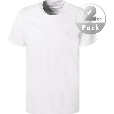 Boss Black Herren T-Shirts weiß Baumwolle unifarben weiß 8 (XXL) male Boss Black Herren T-Shirts weiß Baumwolle unifarben weiß 8 (XXL) male
