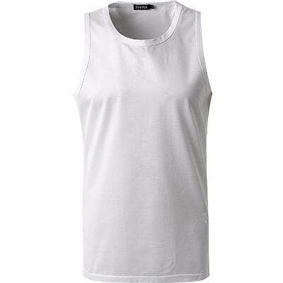 Ermenegildo Zegna Herren Tanktop weiß Baumwolle unifarben weiß 7 (XL) male Ermenegildo Zegna Herren Tanktop weiß Baumwolle unifarben weiß 7 (XL) male