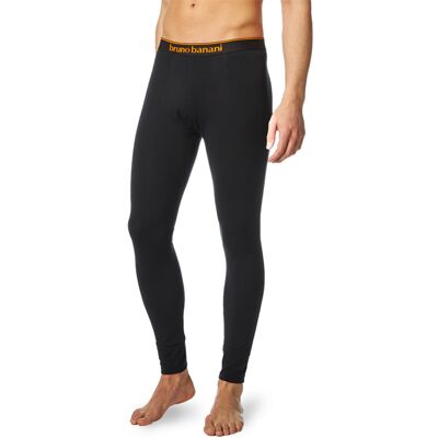 bruno banani Herren Lange Unterhose schwarz Baumwolle unifarben schwarz 5 (M) male bruno banani Herren Lange Unterhose schwarz Baumwolle unifarben schwarz 5 (M) male