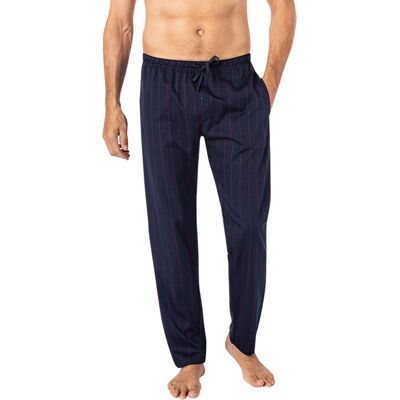 Novila Herren Pyjamahose blau Stoff gemustert blau 50 (M) male Novila Herren Pyjamahose blau Stoff gemustert blau 50 (M) male