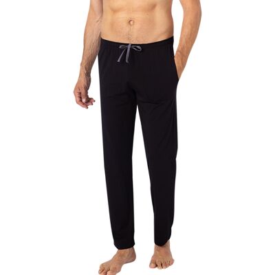 Novila Herren Pyjamahose schwarz Modal unifarben schwarz 50 (M) male Novila Herren Pyjamahose schwarz Modal unifarben schwarz 50 (M) male